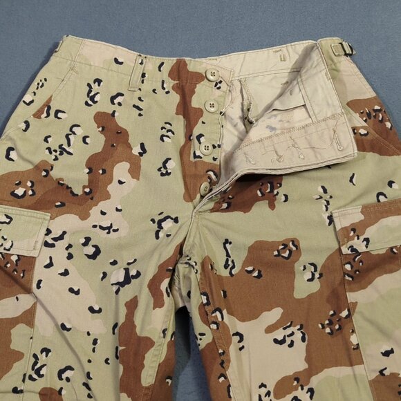 Vintage Military Pants Men's Medium Regular Chocolate Chip Desert Camo Cargo 90s - Picture 5 of 13